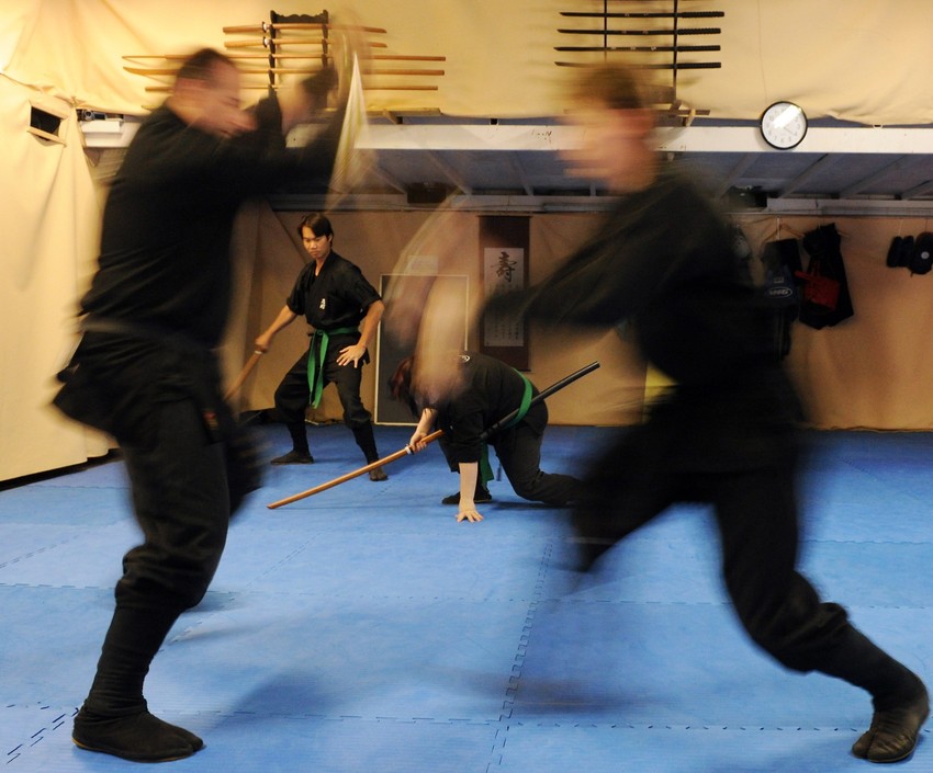 Učenici na treningu