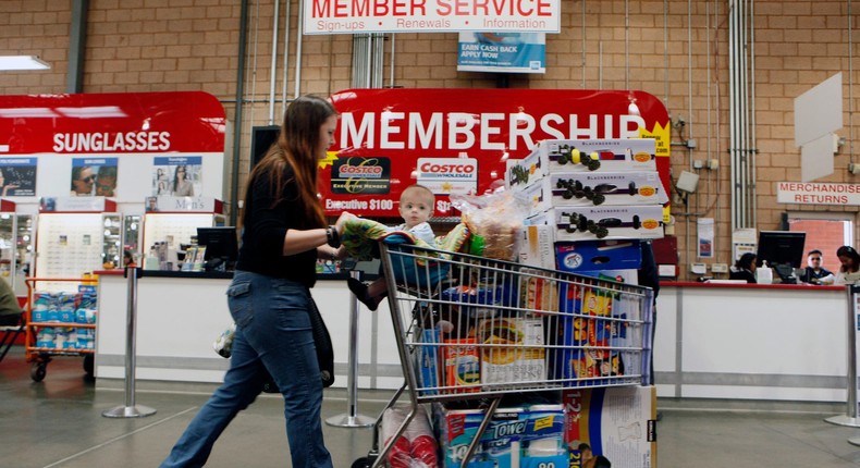 Costco reported a renewal rate of 92.9% in the US and Canada during the fourth quarter.Damian Dovarganes/AP