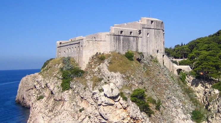 Lovrijenac erőd Dubrovnikban / Fotó: wiki