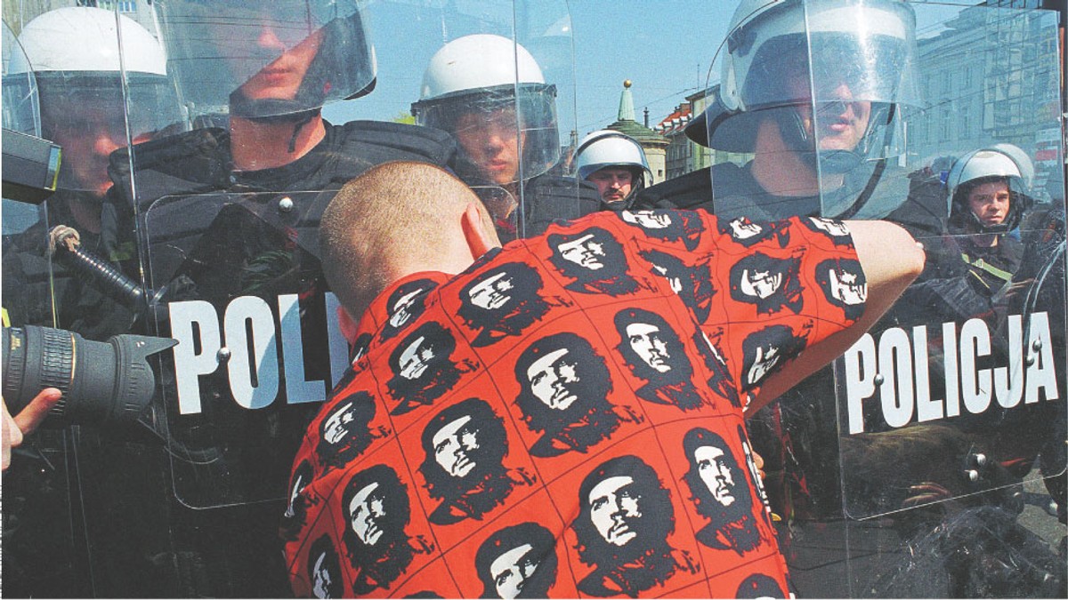 Demonstracja antyglobalistów podczas Europejskiego Forum Gospodarczego Rafał Milach/Forum