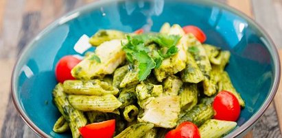 Makaron z pesto i kurczakiem