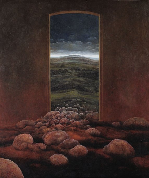 Zdzisław Beksiński, "Bez tytułu" (1976 r.)