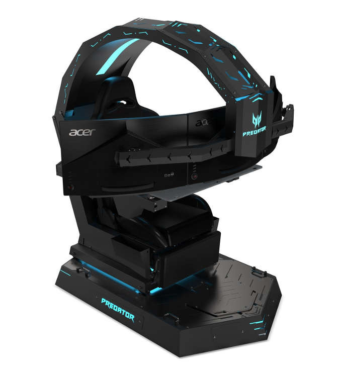 Acer Predator Thronos  ekstrawagancki kokpit dla gracza 