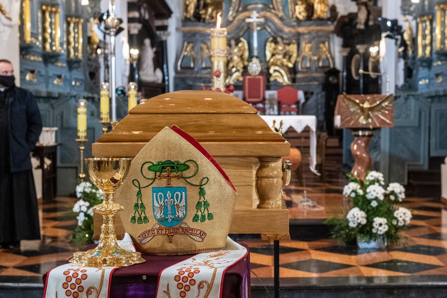 Pogrzeb biskupa Zawitkowskiego