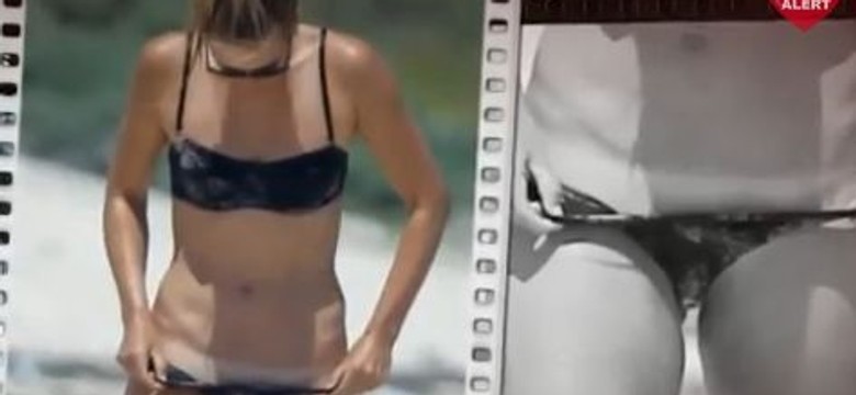 Maria Szarapowa w skąpym bikini na plaży w Meksyku. WIDEO