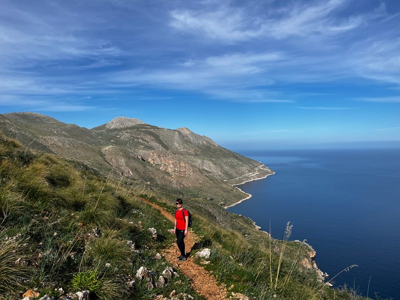 Widoki ze szlaku: Pizzo Corvo – Grotta preistorica dell’Uzzo