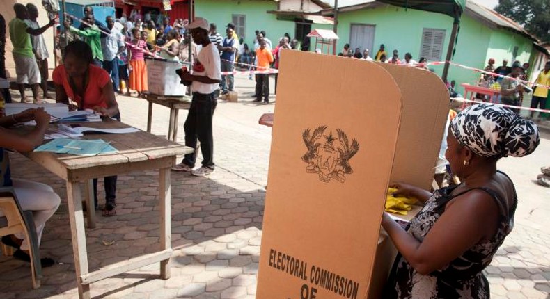 84% of Ghanaians vote for personal gain (File photo)