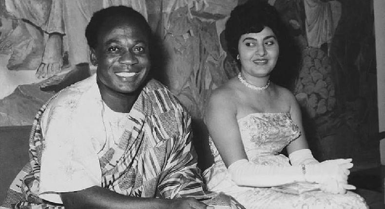 Osagyefo Dr Kwame Nkrumah with Fathia