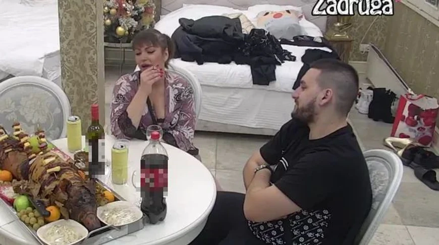 Miljana Kulić i Lazar Čolić Zola (Foto: Screenshot TV Pink)