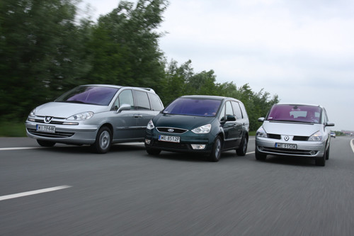 Ford Galaxy kontra Renault Grand Espace i Peugeot 807: Megavan kontra weterani