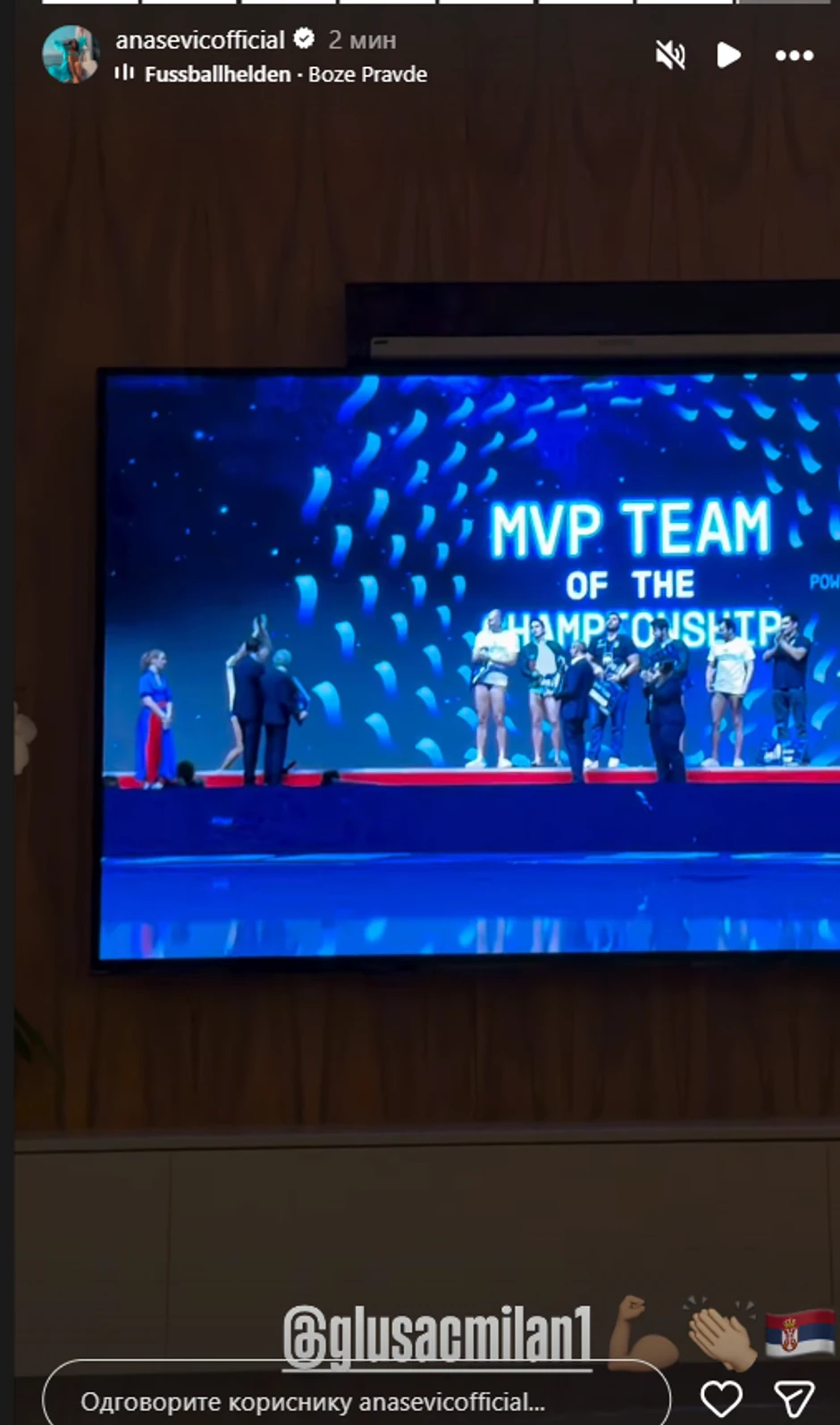 Estrada čestita vaterpolistima