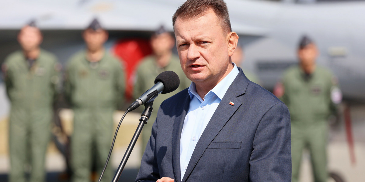 Minister obrony narodowej Mariusz Błaszczak.
