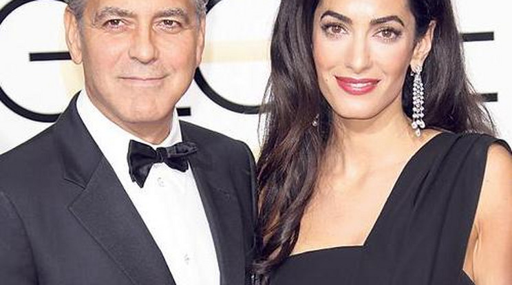 A Golden Globe-on vallott szerelmet Clooney - fotók!