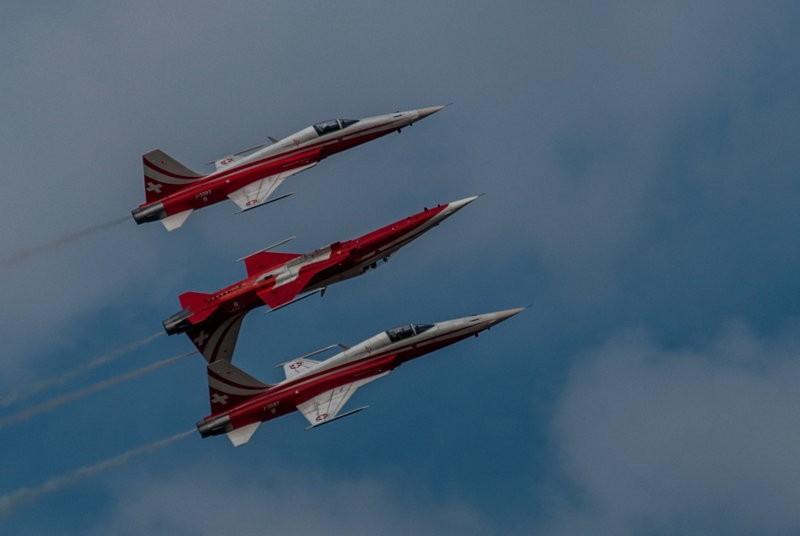 Patrouille de Suisse na pokazach Air Show w Radomiu