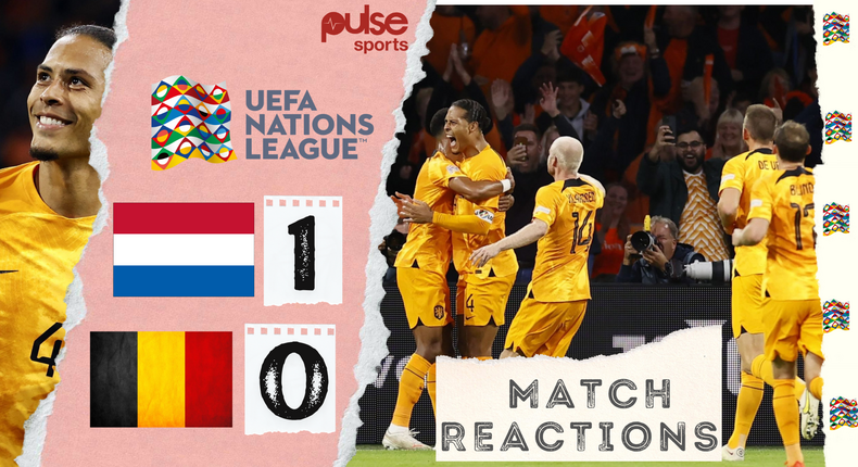 Virgil Van Dijk led Netherlands to a 1-0 win over Belgium in the UEFA Nations League 
