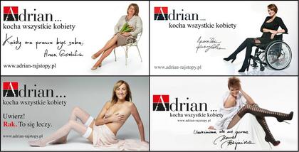 Adrian lubi rajstopy. Kulisy kampanii reklamowej - Biznes - Newsweek.pl