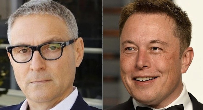 Ari Emanuel and Elon Musk