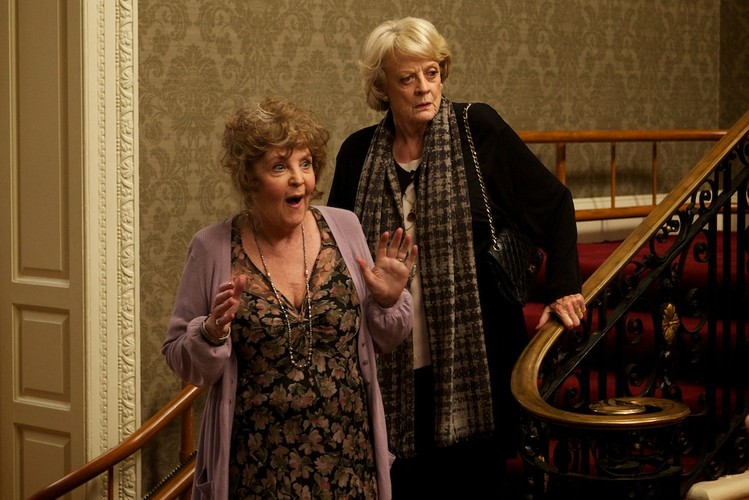 Pauline Collins i Maggie Smith w filmie 'Kwartet'