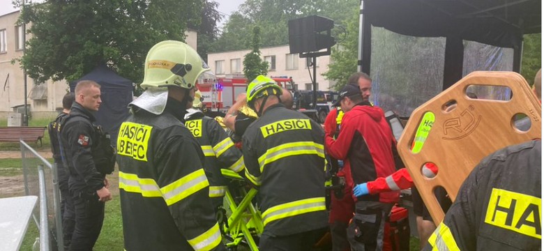 18 osób rannych po uderzeniu pioruna w Libercu