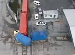 Przeżył zderzenie pociągu z ciężarówką