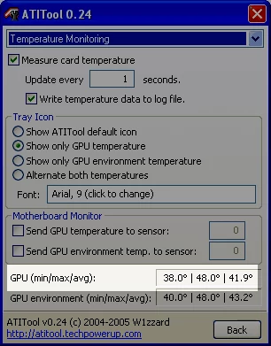 Temperatura układu RADEON X800 GT na karcie HIS