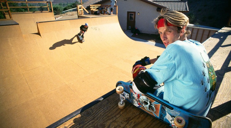 Tony Hawk chillel 1991-ben.