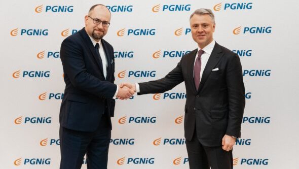 Paweł Majewski i Jurij Witrenko. Fot. PGNiG.