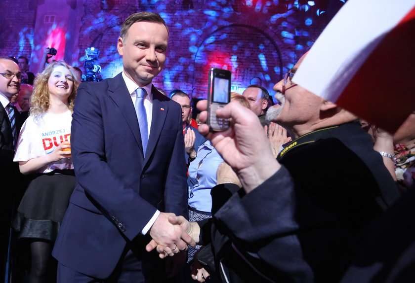 Andrzej Duda, kandydat PiS na prezydenta podczas swojej konwencji