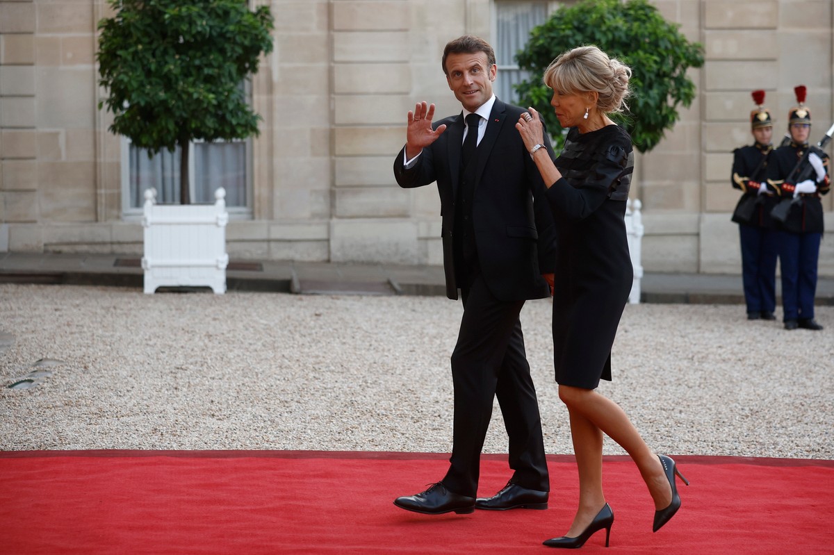 Emmanuel Macron i Brigitte Macron