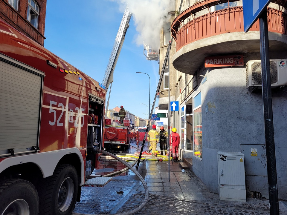 Tragiczny pożar w Starogardzie Gdańskim