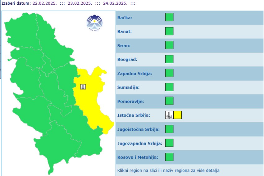 Meteoalarm 24. 2.