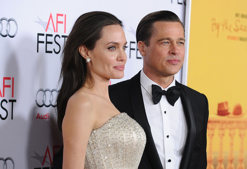 Angelina Jolie i Brad Pitt w 2015 r.