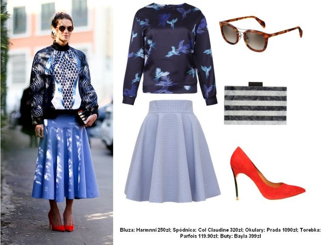 Street style na tygodniach mody - INSPIRACJE