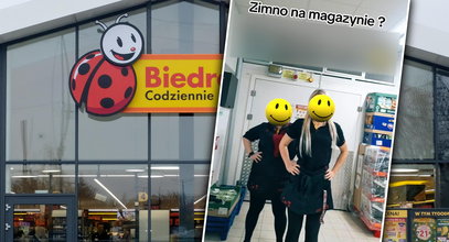 Pracownice Biedronki pokazały, co robią, gdy im zimno na magazynie. Film to prawdziwy hit!