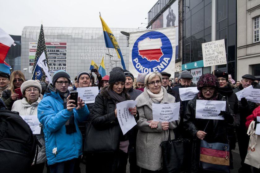 Nie dla Kaczyńskich! Protest w Katowicach