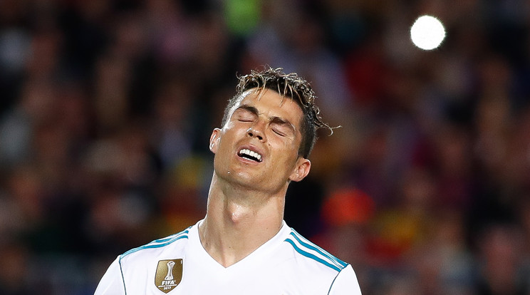 Ronaldo bokája megsérült gólszerzés közben /Fotó: AFP