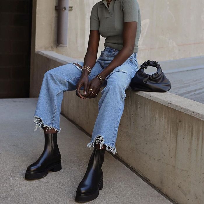 Chelsea boots are a classic twist on the masculine shoe [Whowhatwear]