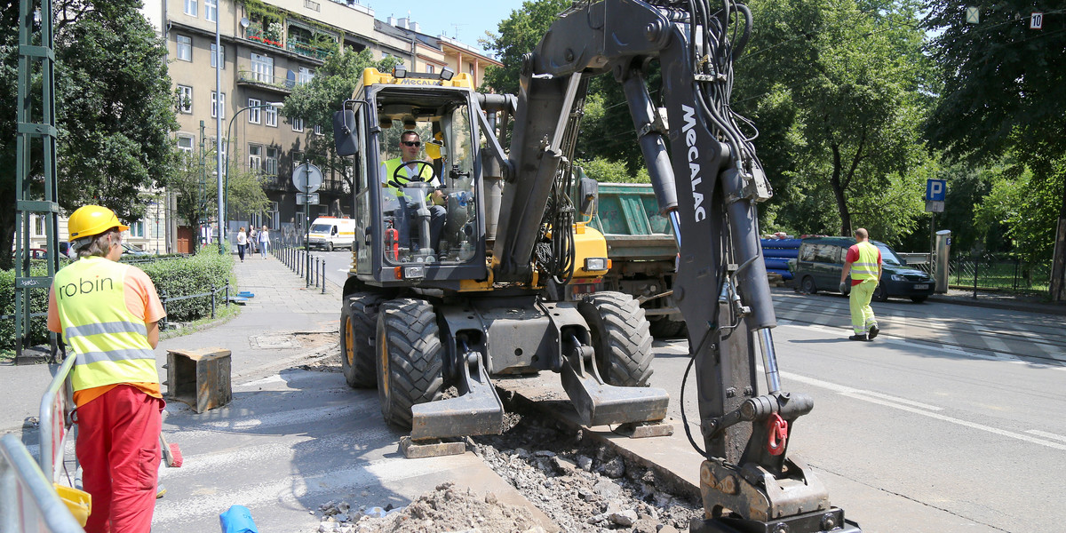 ulica dunajewskiego remont kraków