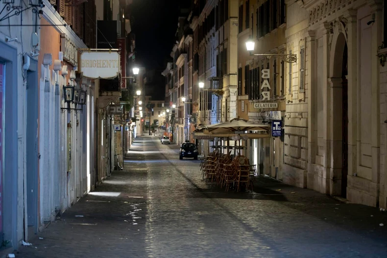 Prazne italijanske ulice