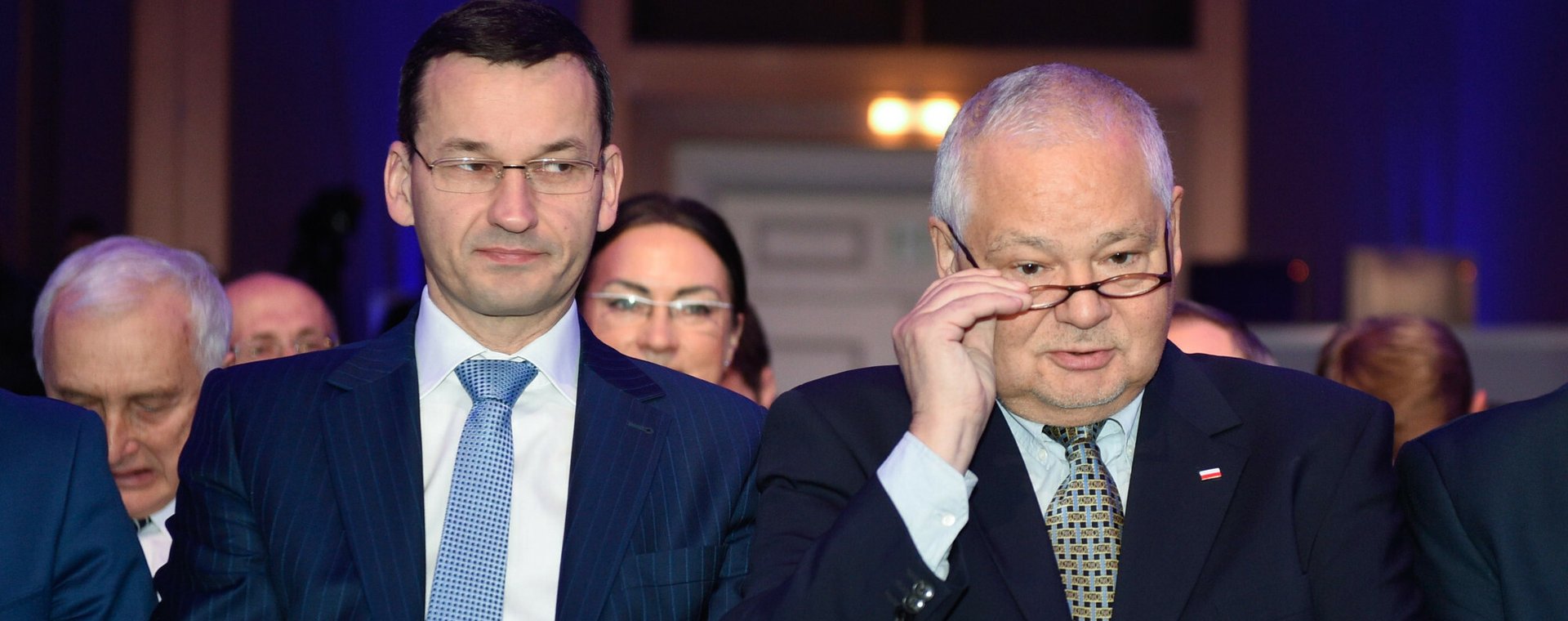 Premier Mateusz Morawiecki i prezes NBP Adam Glapiński