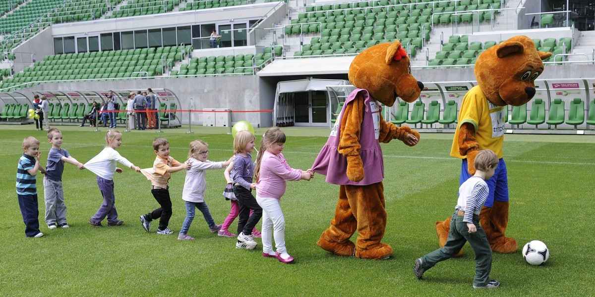 WROCLAWSKI DZIEN PRZEDSZKOLAKA NA STADIONIE 