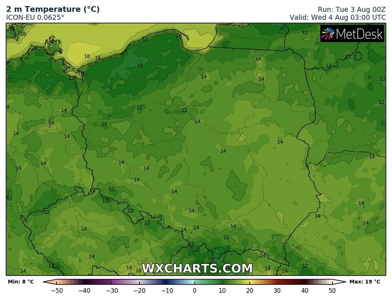 Noc znowu zapowiada się zimno