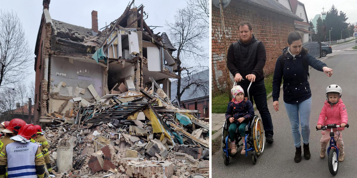 Po wybuchu gazu w Szopienicach rodzina wikarego czeka na mieszkanie 