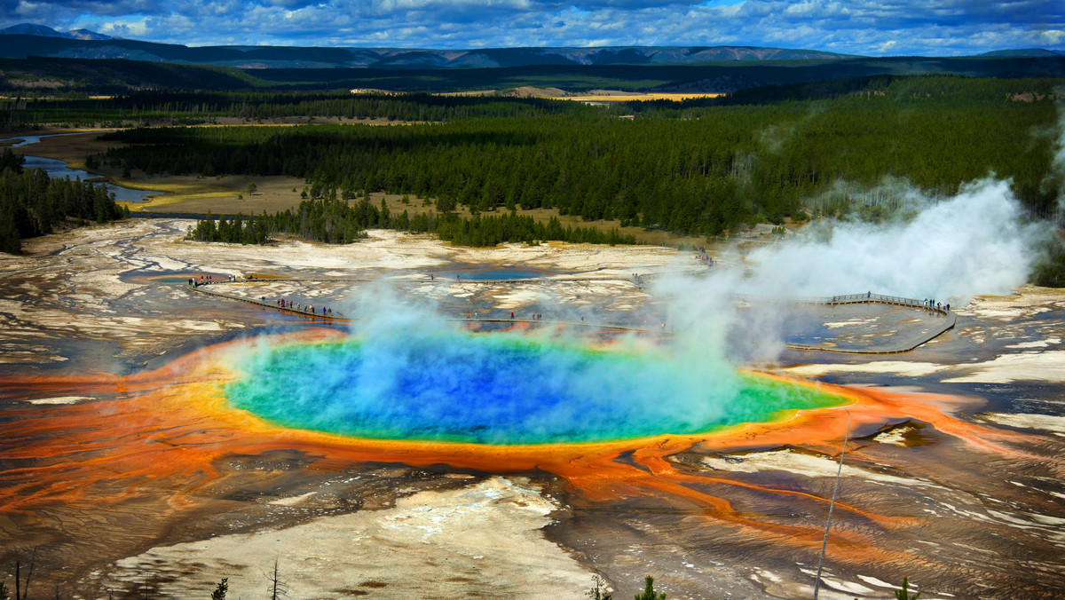 Gorące źródła Grand Prismatic Spring