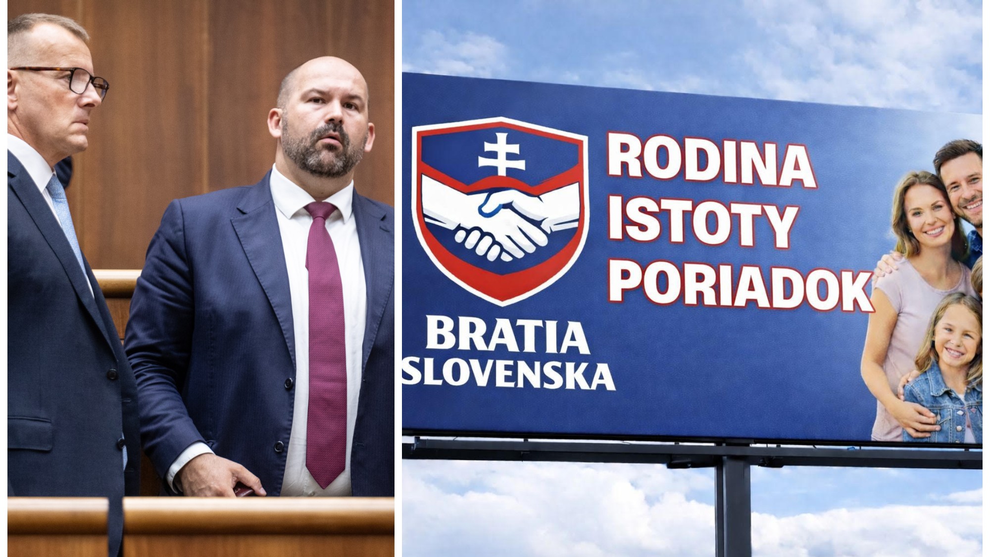 Peter Pčolinský s Borisom Kollárom a návrh vizualizácie bilbordu jeho novej strany