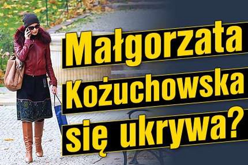 Kożuchowska się ukrywa?