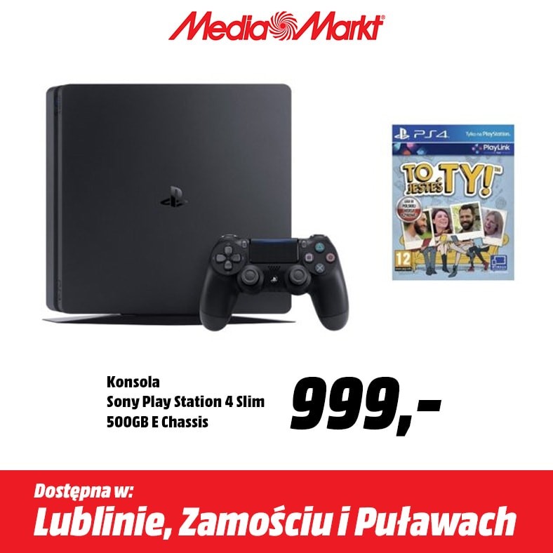 
Konsola Sony Play Station 4 Slim 500GB E Chassis