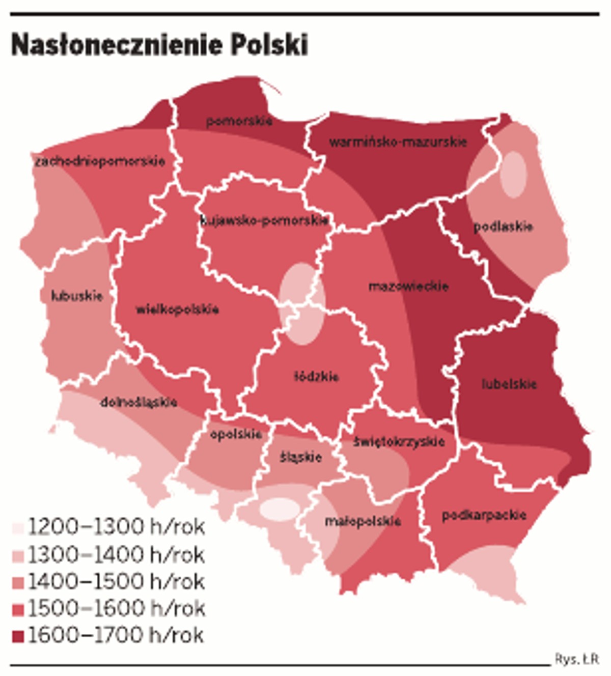 Nasłonecznienie Polski