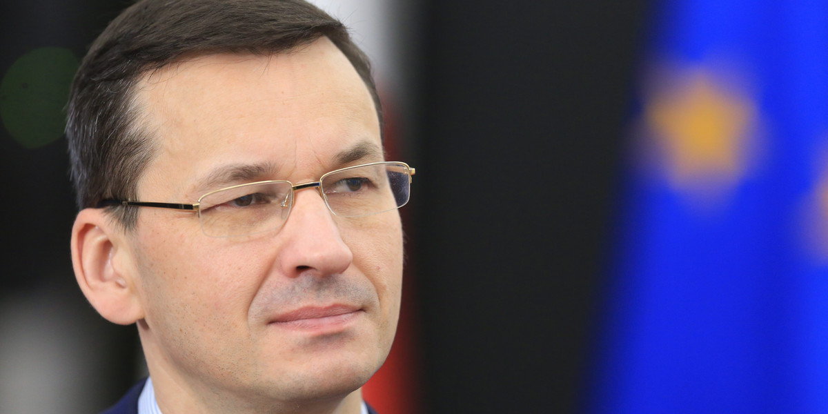 Wicepremier i minister finansów Mateusz Morawiecki