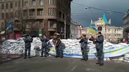 Az ukrajnai Odesszában egy katonazenekar oldotta a feszültséget a háború kellős közepén – videó
